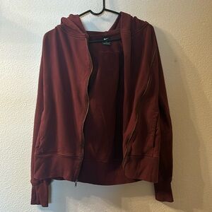 Nike side zip up hoodie size large